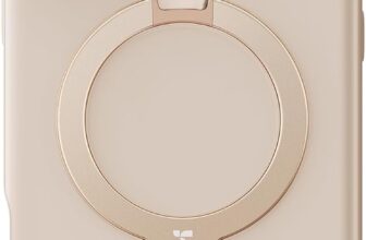 TORRAS 360° Spin Mag Stand for iPhone 16 Pro Max Case, Fit for Magsafe, Mil-STD Protective Hard PC Scratch-Resistant Ostand Case for iPhone 16 Pro Max Phone Case Desert Titanium, Dune Beige, 6.9 inch
