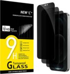 NEW’C for iPhone 12 Pro Max Screen Protector Privacy 28° Tempered Glass