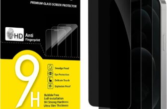 NEW’C for iPhone 12 Pro Max Screen Protector Privacy 28° Tempered Glass