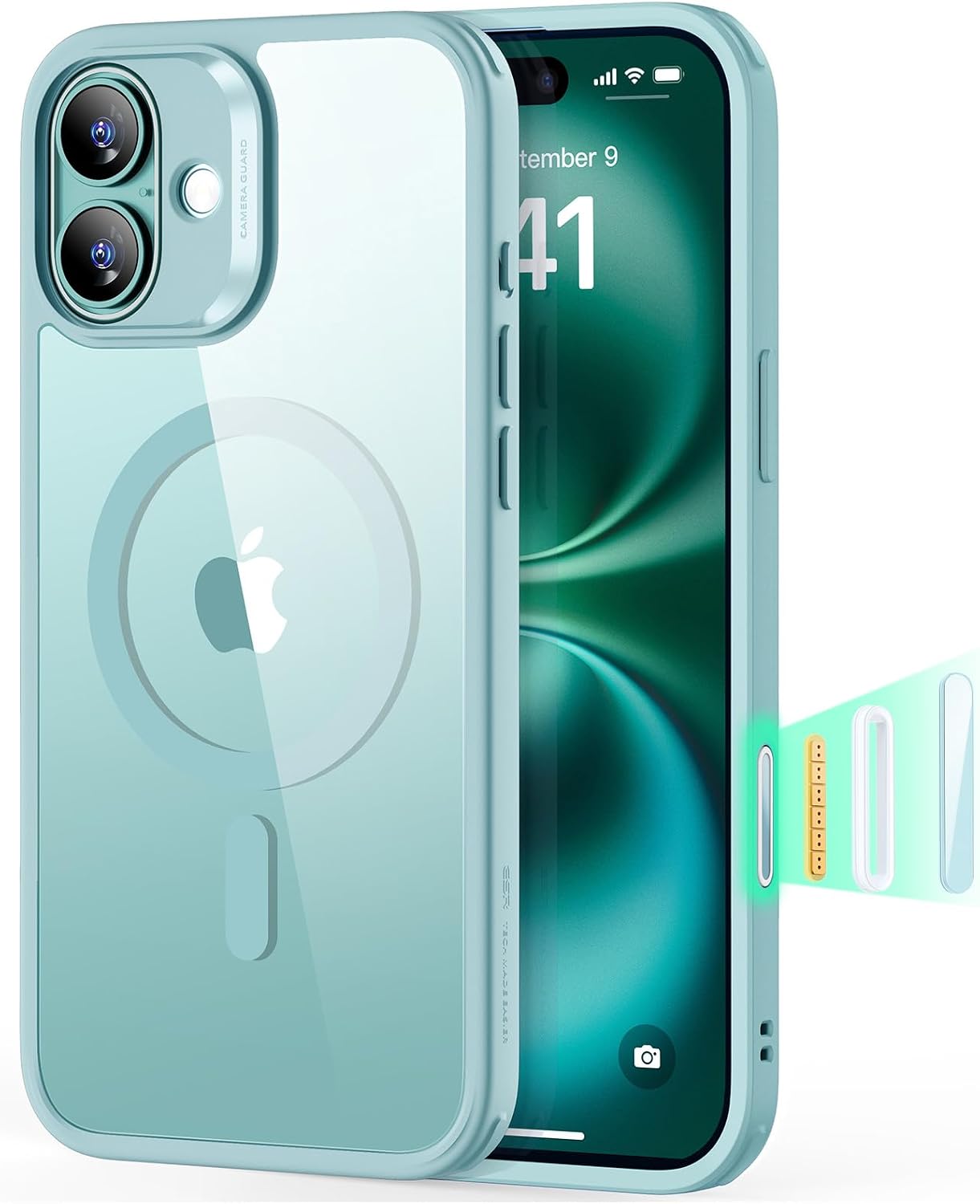 ESR Classic Hybrid for iPhone 12/12 Pro Case, Blue