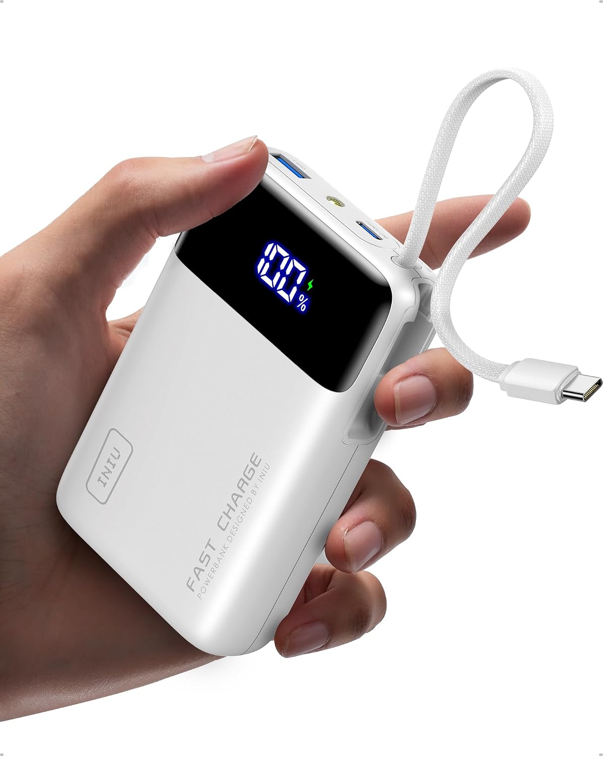 INIU 20000mAh Portable Charger, Smaller 45W Fast Charging Travel Power Bank