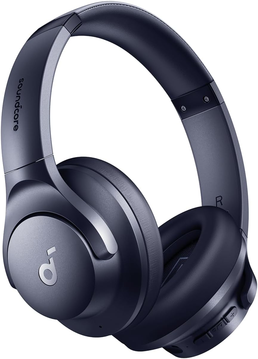 Soundcore by Anker Q30 Hybrid Active Noise Cancelling Headphones, Black