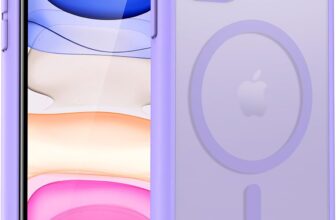 TOCOL Magnetic for iPhone 11 Case 6.1-Inch, Fit for MagSafe, Upgraded [Full Camera Protection], [14FT Military Grade Drop Tested] Shockproof Slim Translucent Matte Back iPhone 11 Cover (Light Purple)