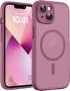 TOCOL for iPhone 13 Case, Compatible with MagSafe, Plum