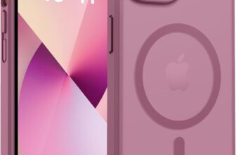 TOCOL for iPhone 13 Case, Compatible with MagSafe, Plum