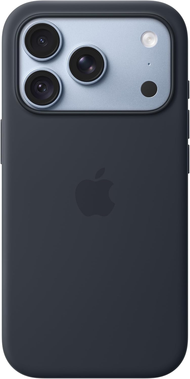 Apple iPhone 18 Pro Silicone Case with MagSafe – Navy Blue ​​​​​​​