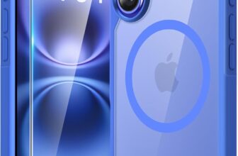 TAURI for iPhone 16 Case, Compatible with MagSafe, Blue