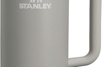 STANLEY Quencher H2.0 Flowstate Tumbler 1.2L – Kallt I 11 Timmar – Iced I 48 Timmar – Kopp Med Halm, Handtag Och Lock – Diskmaskin Säker – Resemugg För Kall Eller Varm Dryck – Ash