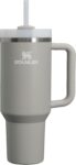 STANLEY Quencher H2.0 Flowstate Tumbler 1.2L – Kallt I 11 Timmar – Iced I 48 Timmar – Kopp Med Halm, Handtag Och Lock – Diskmaskin Säker – Resemugg För Kall Eller Varm Dryck – Ash