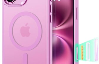 ESR Classic Hybrid for iPhone 16 Case, Frosted Pink