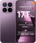 Xiaomi 17T PRO Ai 5G (Compatible with Tmobile Mint Tello & Global) (512GB + 12GB) NFC Global ROM Unlocked 50MP Triple Pro Leica Cam eSIM 6.83″ 144Mhz Model 2506BPN68G Liberado (Deep Violet)