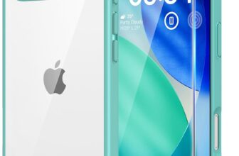 TAURI for iPhone Air Case, with Screen Protector, Green