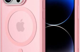 ESR Classic Hybrid for iPhone 14 Pro Max Case, Frosted Pink