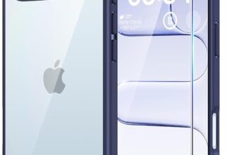 TAURI for iPhone Air Case, with Screen Protector, Blue