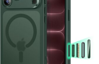 ESR Classic Hybrid for iPhone 18 Pro/17 Pro Case, Frosted Green