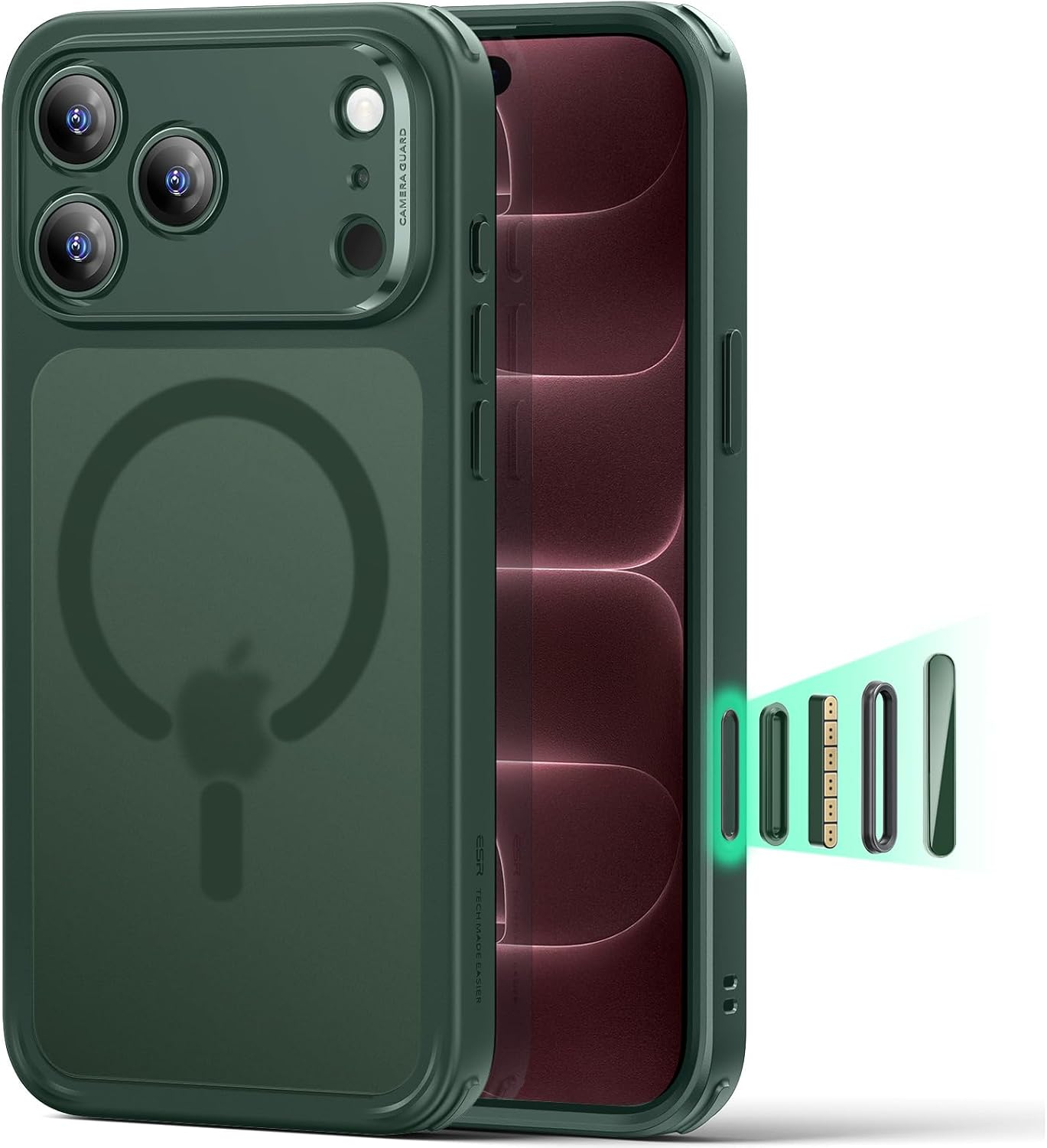 ESR Classic Hybrid for iPhone 11 Case, Frosted Black
