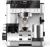 Ninja Luxe Premier 3-in-1 Coffee Maker, Espresso Machine for Latte, Cappuccino & Cold Brew with Built-in Bean Grinder & Milk Frother, Coffee Machine with 4 Preset Modes for Milk Foam, Silver, ES601EU