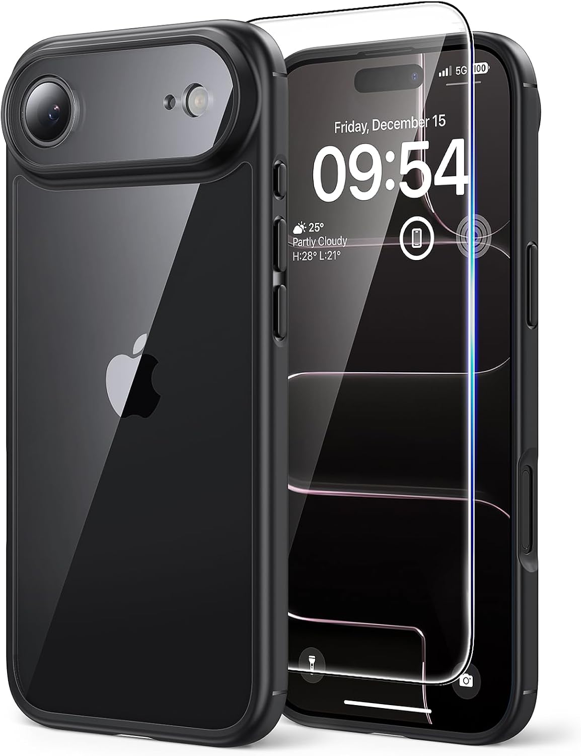 TAURI for iPhone Air Case, with Screen Protector, Star Blue