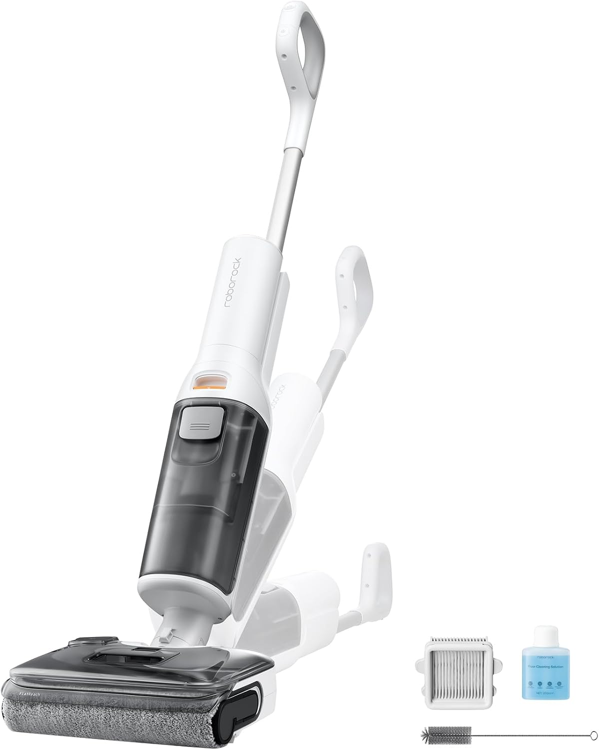roborock F25 RT Vacuum Mop All in One, Wet Dry Vacuum Cleaner Cordless, 20000Pa Floor Cleaner Machine for Tile Hardwood Wood Vinyl Floor, Edge to Edge Self Cleaning Electric Mop with 180° Lie-Flat