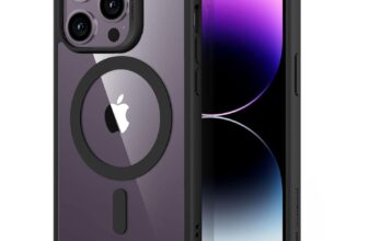 ESR Classic Hybrid for iPhone 14 Pro Case, Clear Black