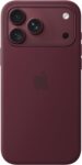 Apple iPhone 18 Pro Max Silicone Case with MagSafe – Burgundy ​​​​​​​