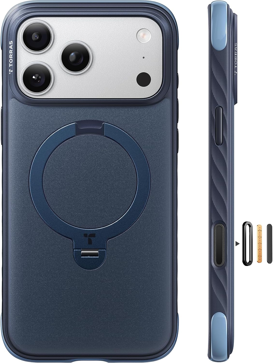 TOCOL for iPhone 18 Pro Case, Compatible with MagSafe, Black