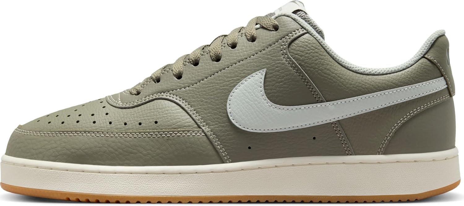 Nike Court Vision Low Premium Men’s Shoes (HM9429-300, Light Army/Sail) Size 6