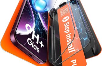 TAURI 2 Pack for iPhone 18 Pro Max Screen Protector, 1-Step Install