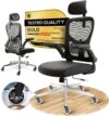 Ergonomic Office Chair | [Premium] Desk Chair with Headrest, Tilt