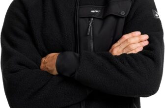 RevolutionRace Sherpa Hoodie for Men, Fleece Jacket Perfect for Hiking and Outdoor Adventures
