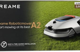 DREAME A2 Robotic Lawnmower Without Boundary Cable, 3D LiDAR + AI Camera, Car Boundary Device, 3000 m², Dual Fusion Mapping, OmniSense 2.0 Obstacle Avoidance, EdgeMaste Cutting System