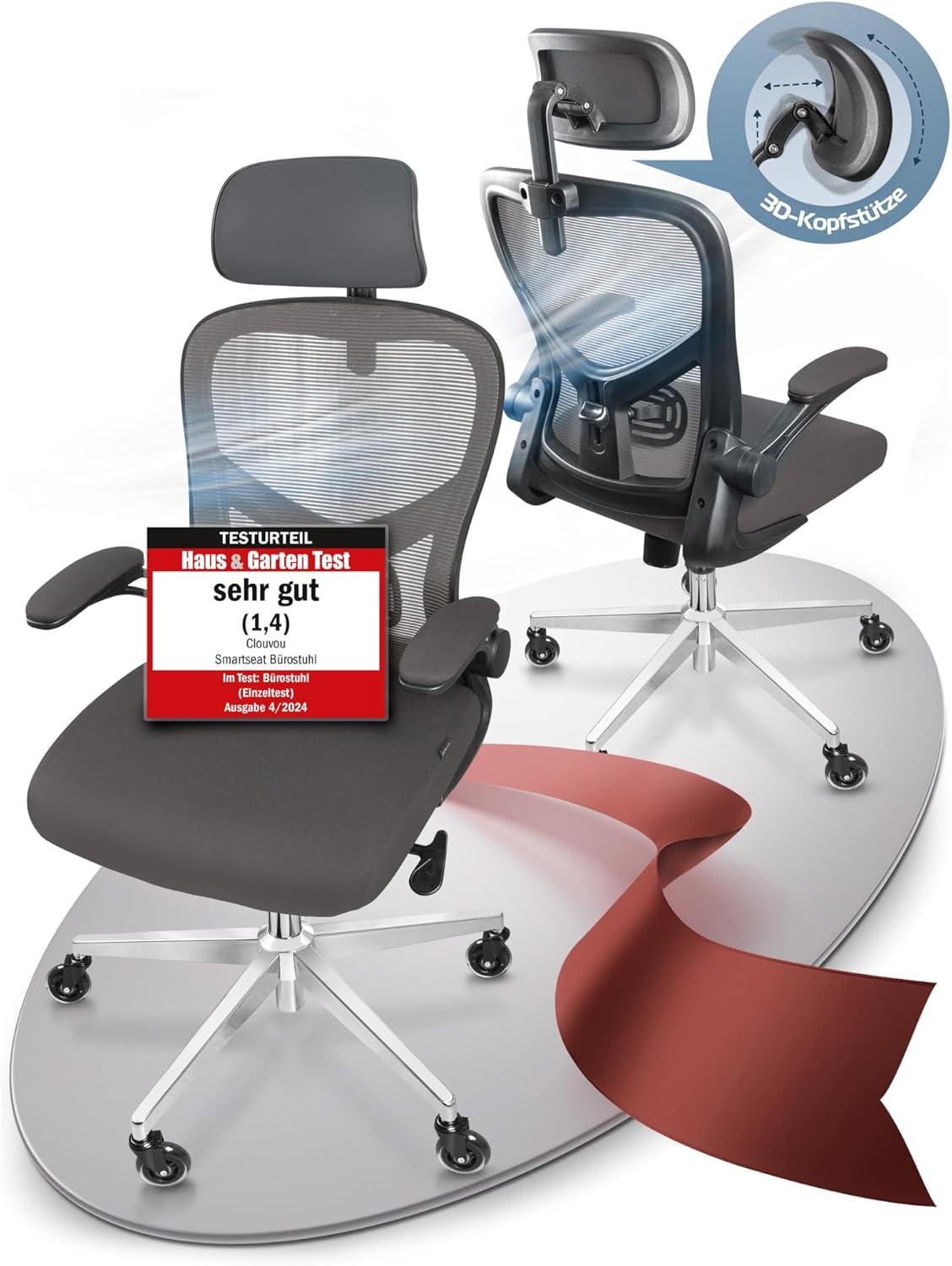 SmartSeat Ergonomic Office Chair [Elected No. 1] Office Chair