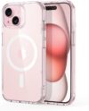 ESR Classic Hybrid for iPhone 15 Case, Clear Pink