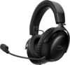 HyperX Cloud III S – Wireless Gaming Headset for Multi-Platform, 2.4GHz, Bluetooth, Battery Life up to 120 Hours 2.4GHz / 200 Hours Bluetooth, 53mm Angled Drivers, Detachable Mic – Black