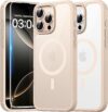 TAURI for iPhone 16 Pro Case, Compatible with MagSafe, Rose Gold