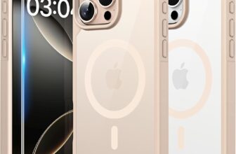 TAURI for iPhone 16 Pro Case, Compatible with MagSafe, Rose Gold