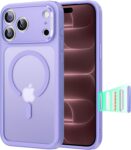 ESR Classic Hybrid for iPhone 18 Pro/17 Pro Case, Frosted Purple