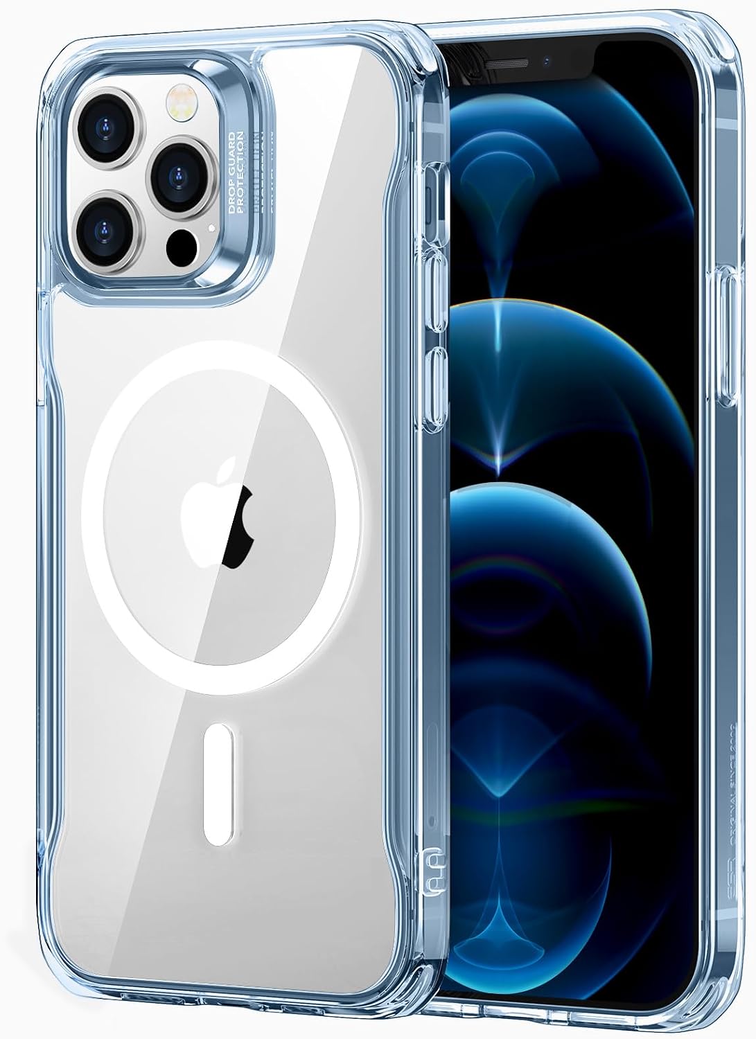 ESR Classic Hybrid for iPhone 18 Pro Max/17 Pro Max Case, Clear Shimmer
