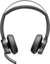 Poly Voyager Focus 2 UC Bluetooth Headphones with Mic & Charging Stand – ANC – Connect to PC or Mobile via Bluetooth – Microsoft Teams Certified – Includes BT700 USB-C to USB-A Adapter, Travel Case