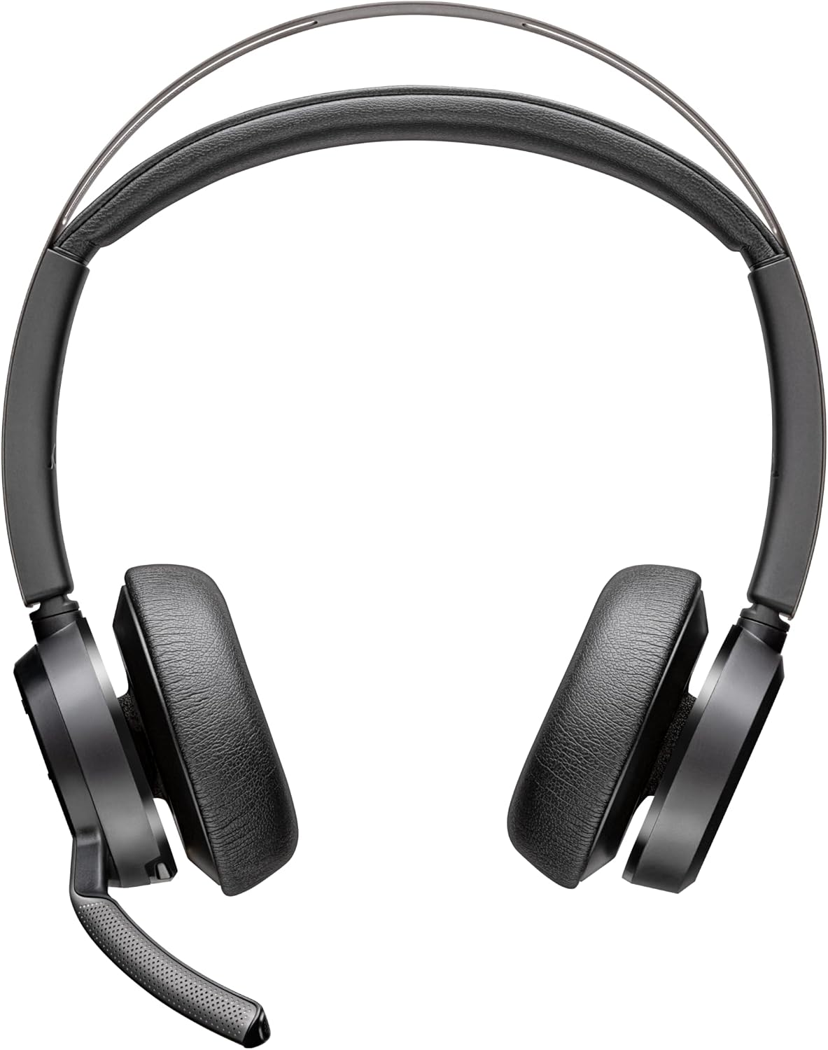 Poly Voyager Focus 2 UC Bluetooth Headphones with Mic & Charging Stand – ANC – Connect to PC or Mobile via Bluetooth – Microsoft Teams Certified – Includes BT700 USB-C to USB-A Adapter, Travel Case