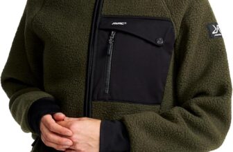 RevolutionRace Sherpa Hoodie for Women, Fleece Jacket Perfect for Hiking and Outdoor Adventures