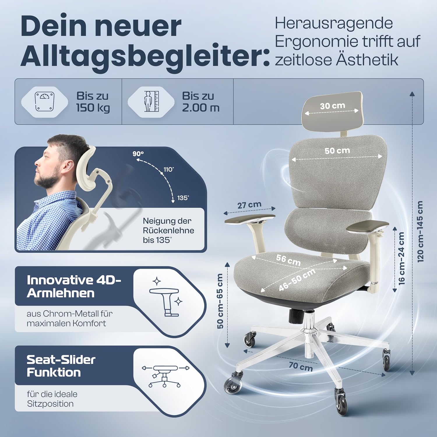ProSeat Ergonomic Office Chair [Test Winner]
