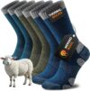 Niorasen Merino Wool Socks for Men & Women, Thermal Winter Crew Warm Socks