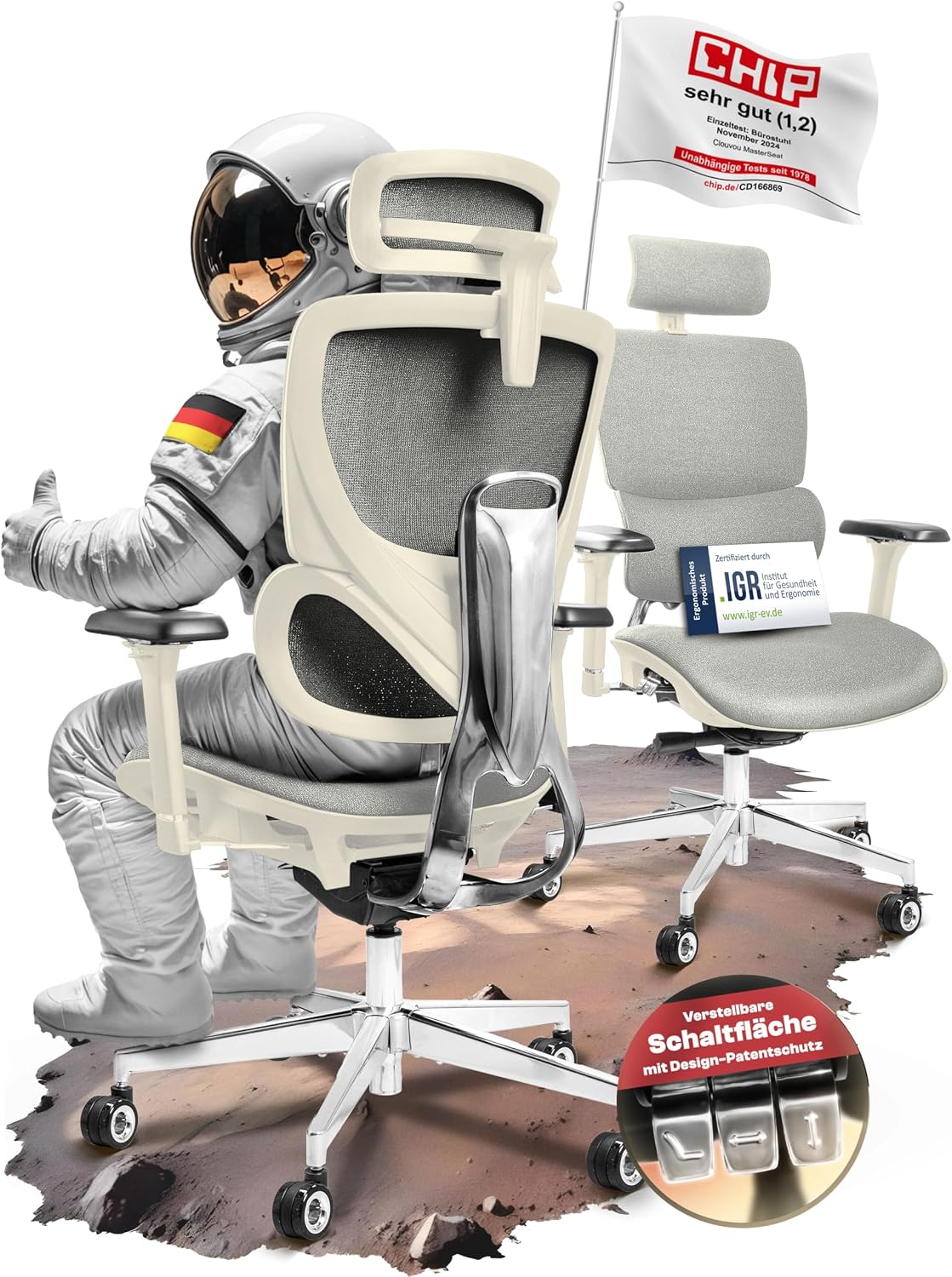 MasterSeat Ergonomic Office Chair [Test Winner]