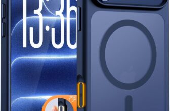 TOCOL for iPhone 18 Pro Max Case Dark Blue, Compatible with MagSafe