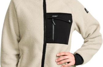 RevolutionRace Sherpa Hoodie for Women, Fleece Jacket Perfect for Hiking and Outdoor Adventures