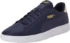 Puma Men’s Low-Top, Blue (Peacoat-Tapioca Team Gold White 21), 3 UK Child