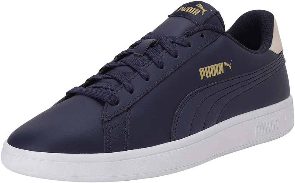 PUMA Men’s Low-top Sneakers, Grey Quarry White Team Gold, 5 UK