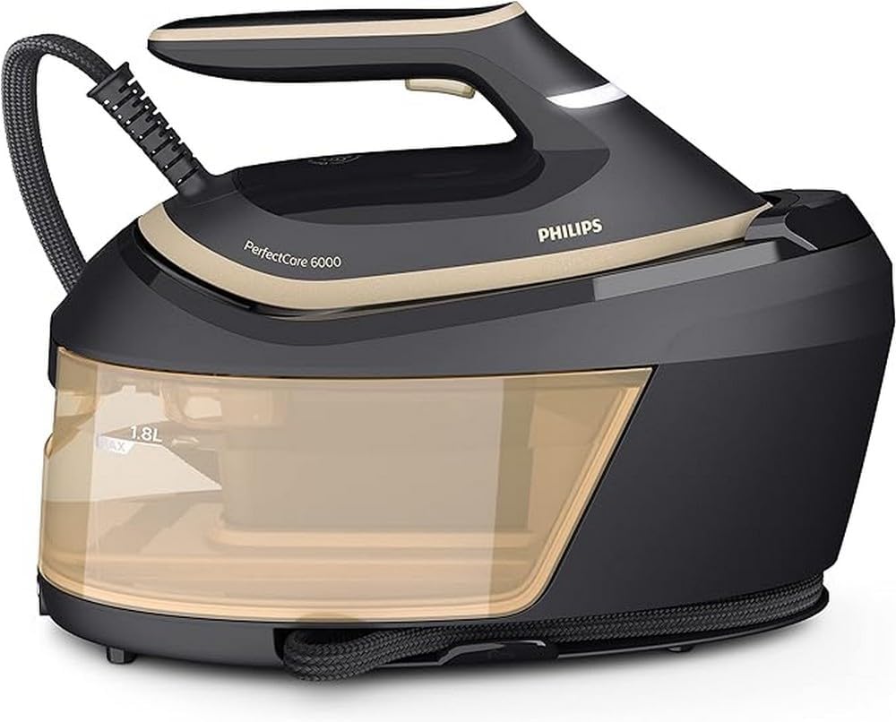 Philips Domestic Appliances PerfectCare Série 6000 Centrale Vapeur – 2400W, Débit Vapeur 600g, Pression de 8 bars, Technologi