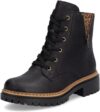 Rieker Women’s Combat Lace-up Boots